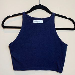 Abercrombie | High Neck Cropped Tank Top | S